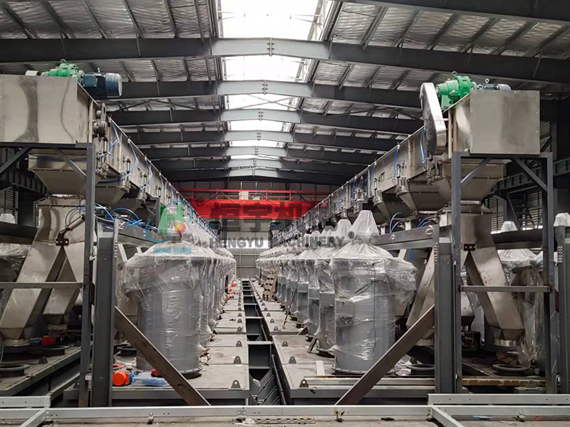 江蘇-耐火材料-8臺-7升-出料口24個-不銹鋼多點(diǎn)卸料Z型提升機(jī)